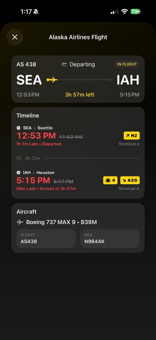Flight Tracking screenshot