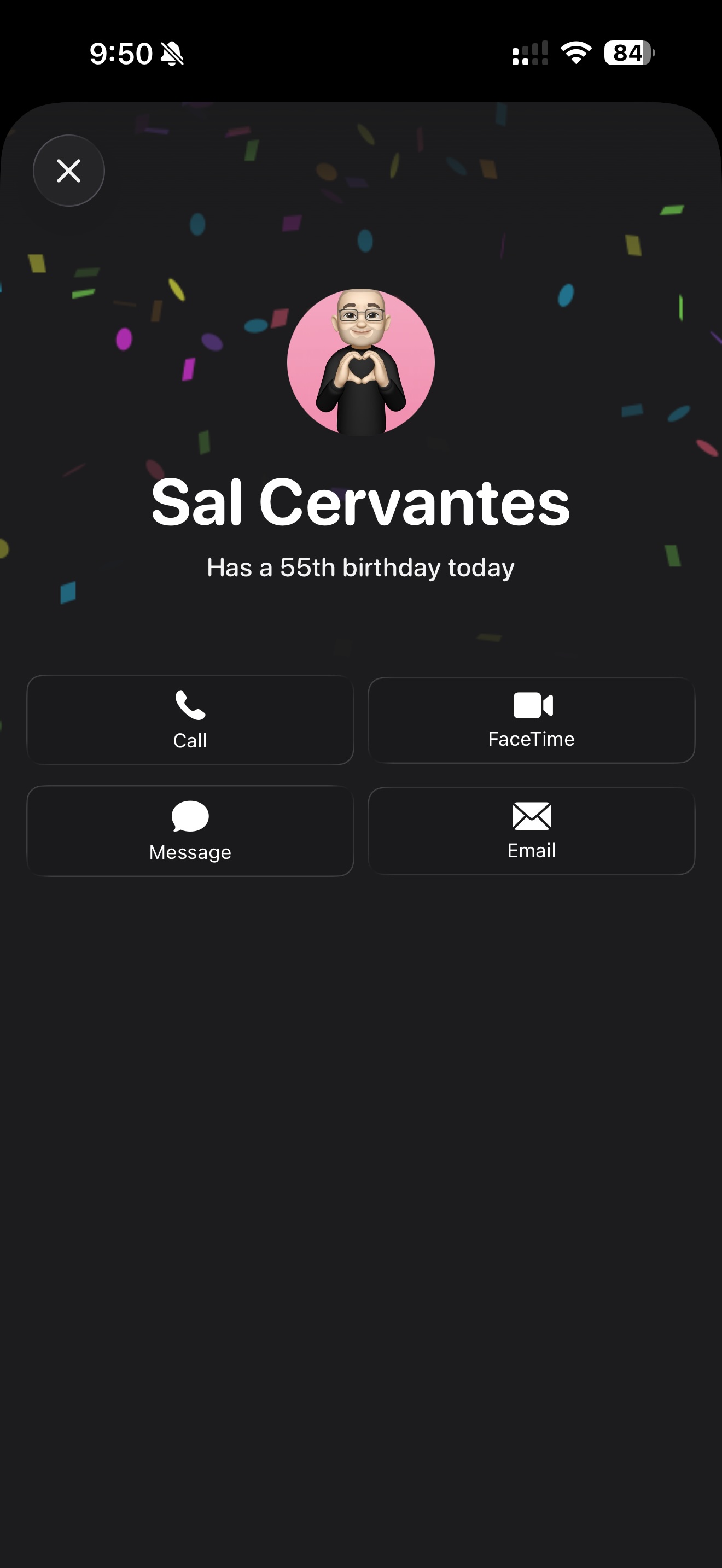 Birthdays screenshot