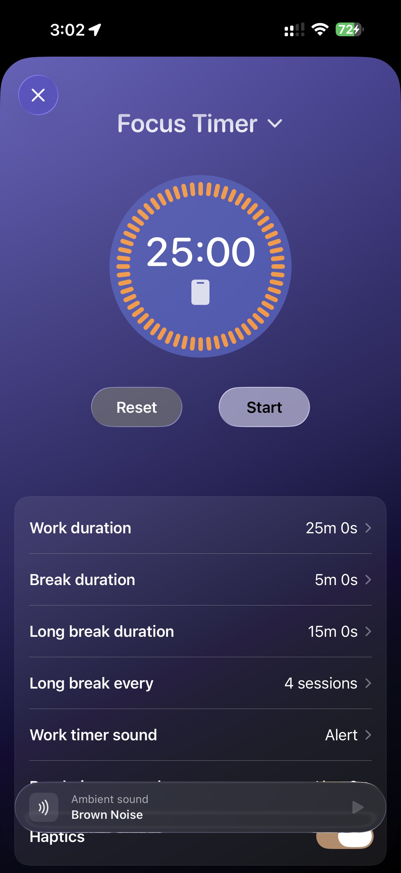 Focus Timer screenshot
