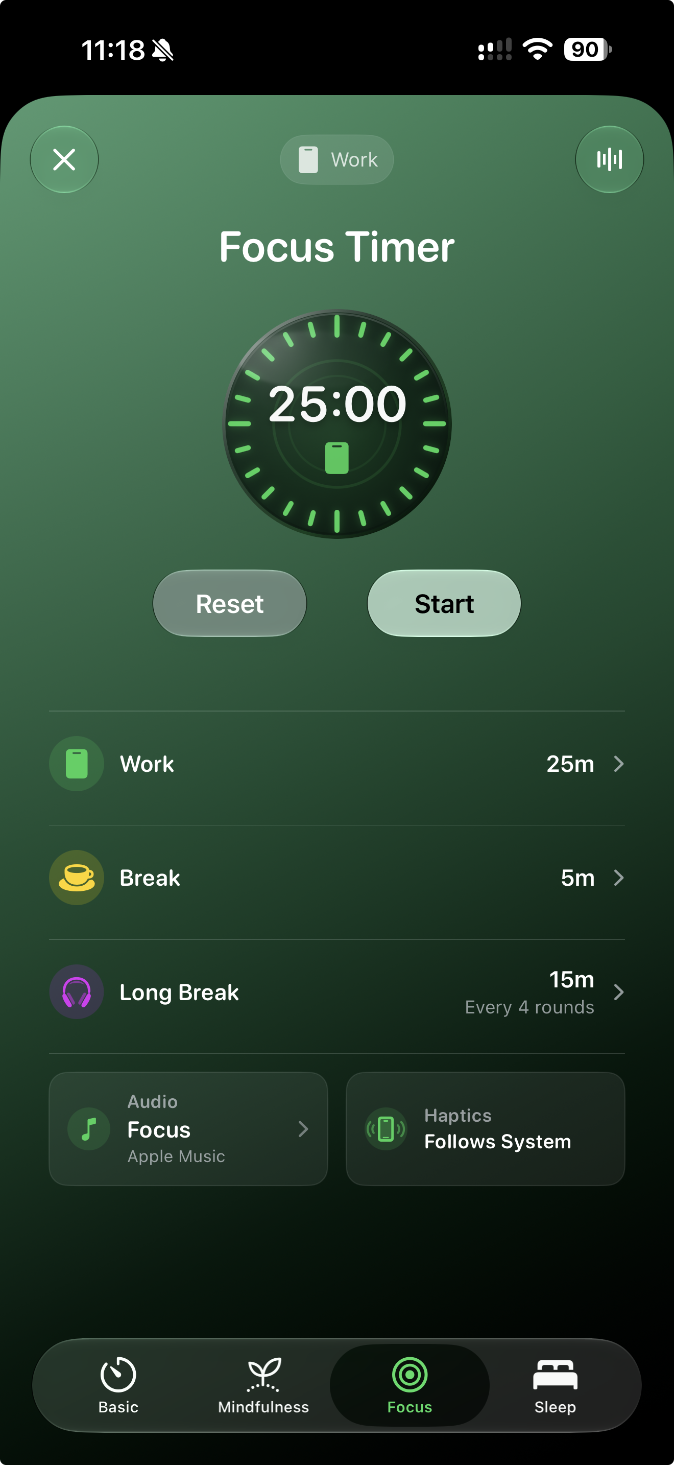 Focus Timer screenshot
