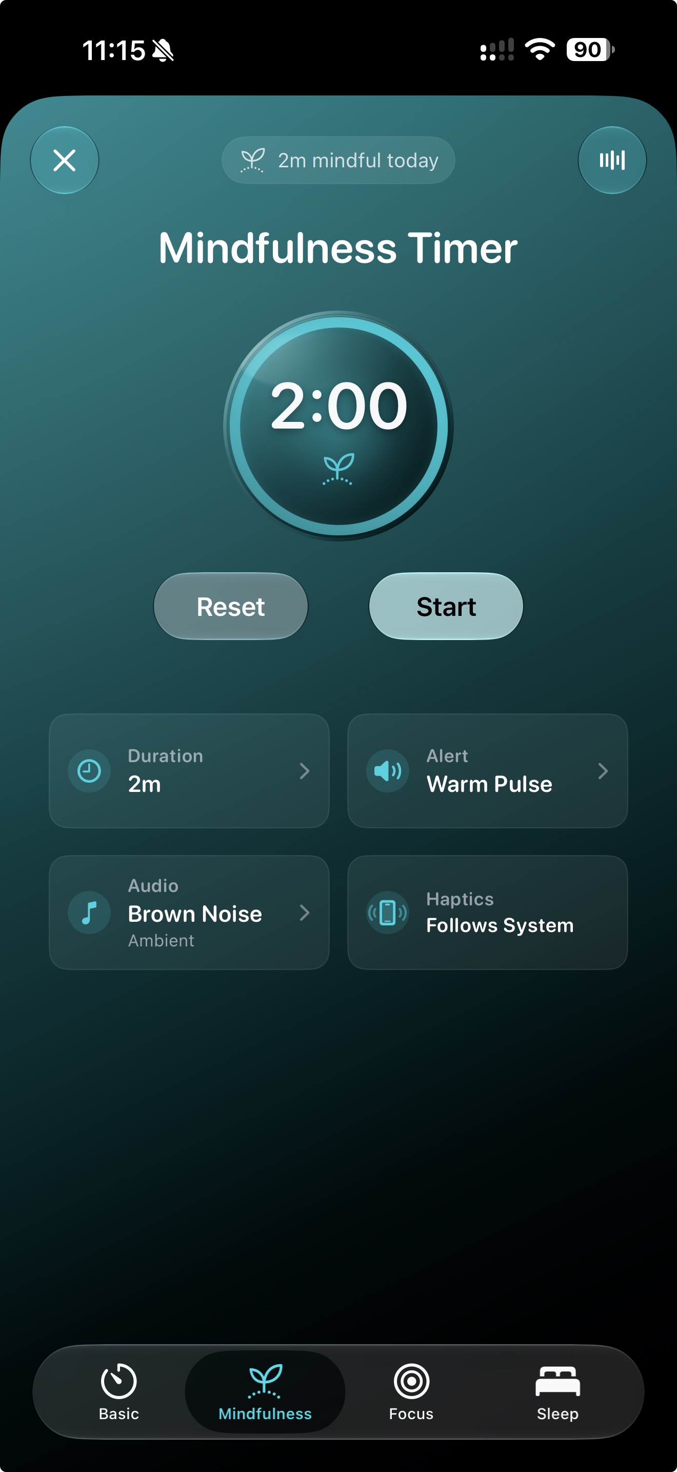 Mindfulness Timer screenshot