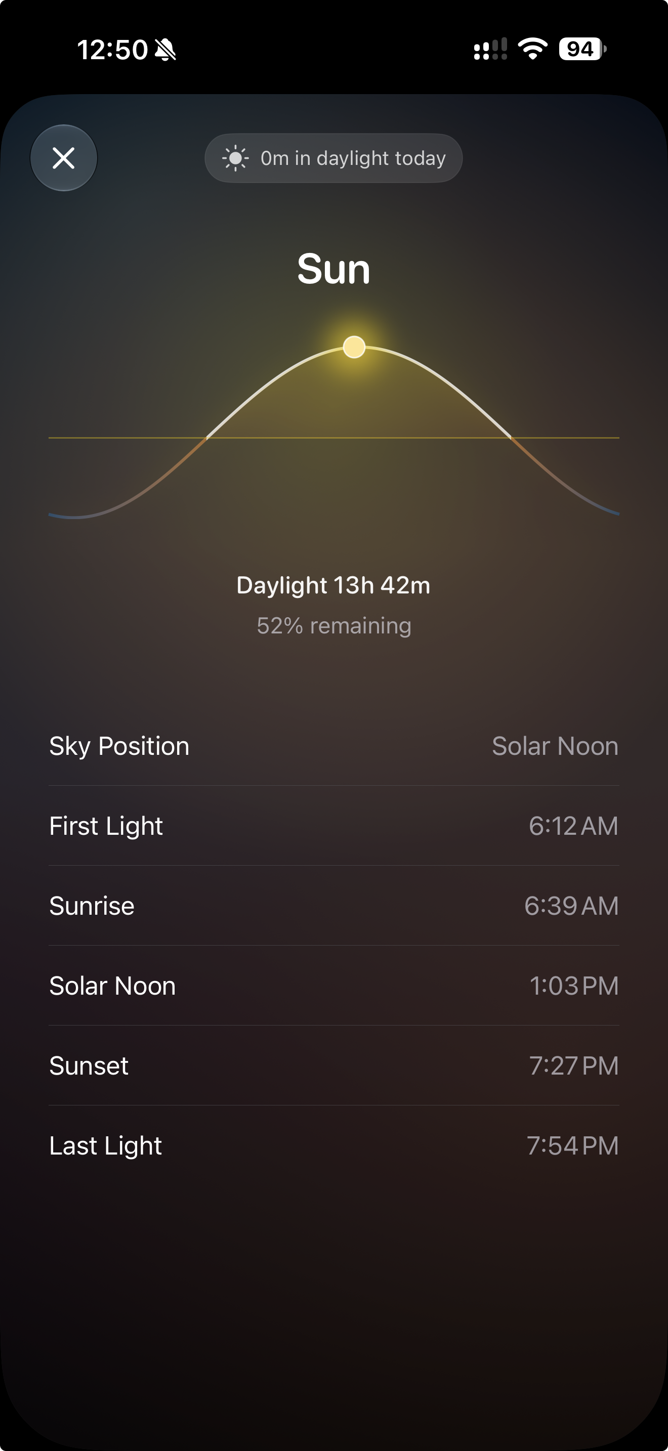 Sun Detail screenshot